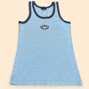 GAP Light Blue Logo Tank Top